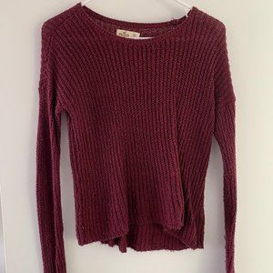 Hollister Burgundy Sweater